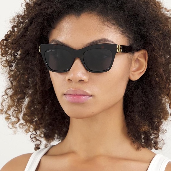 NEW BALENCIAGA BB0132S 002 CAT EYE WOMEN’S SUNGLASSES BALENCIAGA - Picture 10 of 13